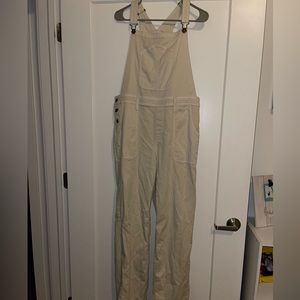 Prana Off White Overalls Size Large